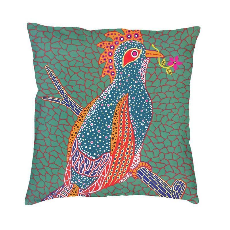 Yayoi Kusama Art Square Pillow Cover Decoration Japanese Artist Cushion Cover Throw Pillow for Car Doublesided Printing