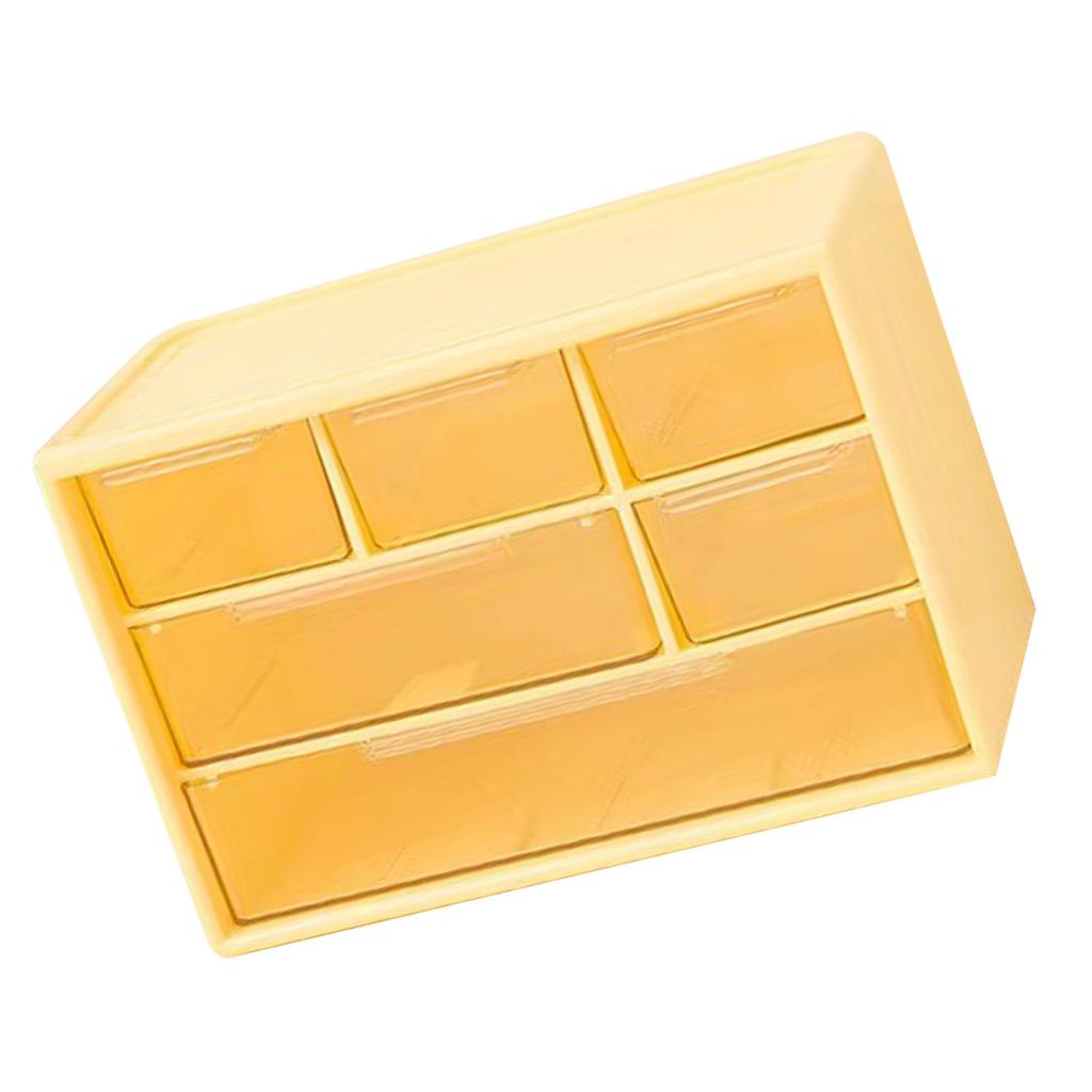 Desktop Storage Box Plastic Space Saving Large Capacity Desktop Drawer   for Dressing Table   School