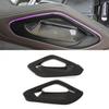 For Benz GLE GLS Class -23 ABS Carbon Fiber Look Central Armrest Side Cover