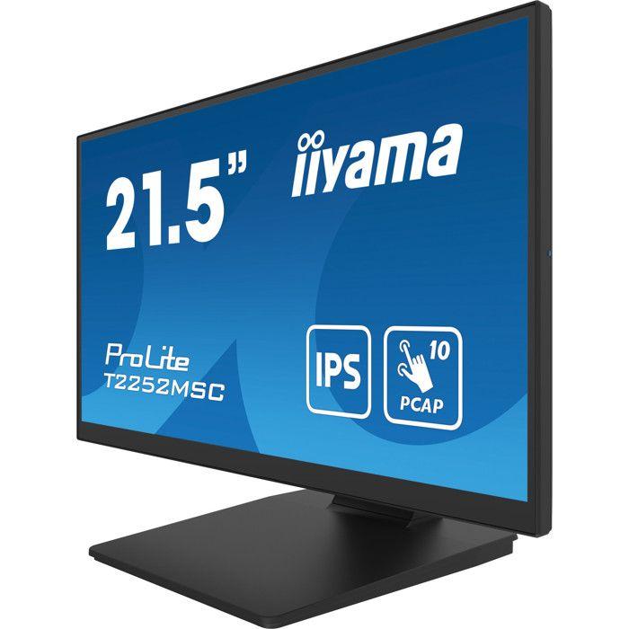 Moniteur LCD - IIYAMA - ProLite T2252MSC-B2AG - 22 pouces - Écran tactile - 1920 x 1080