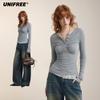 Women's Korean Style Rhinestone Slim-Fit T-Shirt