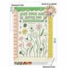 DIY Full Drill Diamond Painting Kit Floral Butterflies Tender Design Rhinestone Art Canvas for Modern Wall Decor Adults Gift