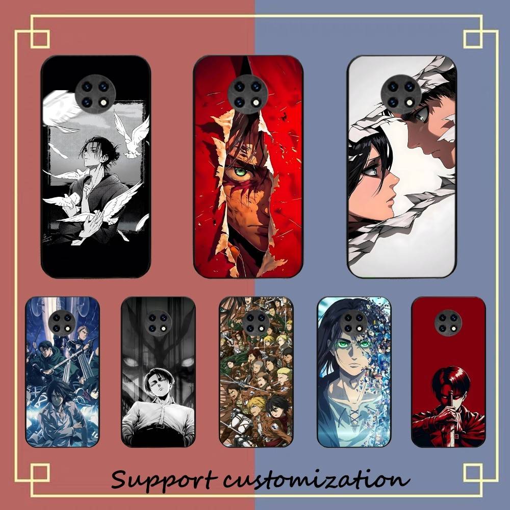 Anime Attack On Titan Phone Case For Redmi Note 4 X 5 A 6 7 8 T 9 9S 10 11 11S 11Epro Poco M3 pro