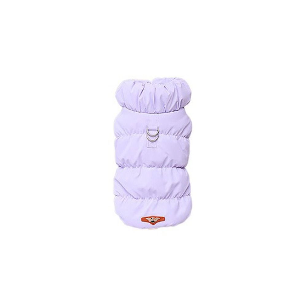 Polyester/Cotton Warm Dog Turtleneck Coat Soft Warm Winter Warm Dog Jacket With D Rings Comfortable