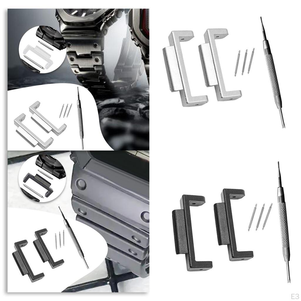 2 kusy Konektory řemínku k hodinkám Spojovací adaptéry Příslušenství Řemínek pro -6900 G-5600 120