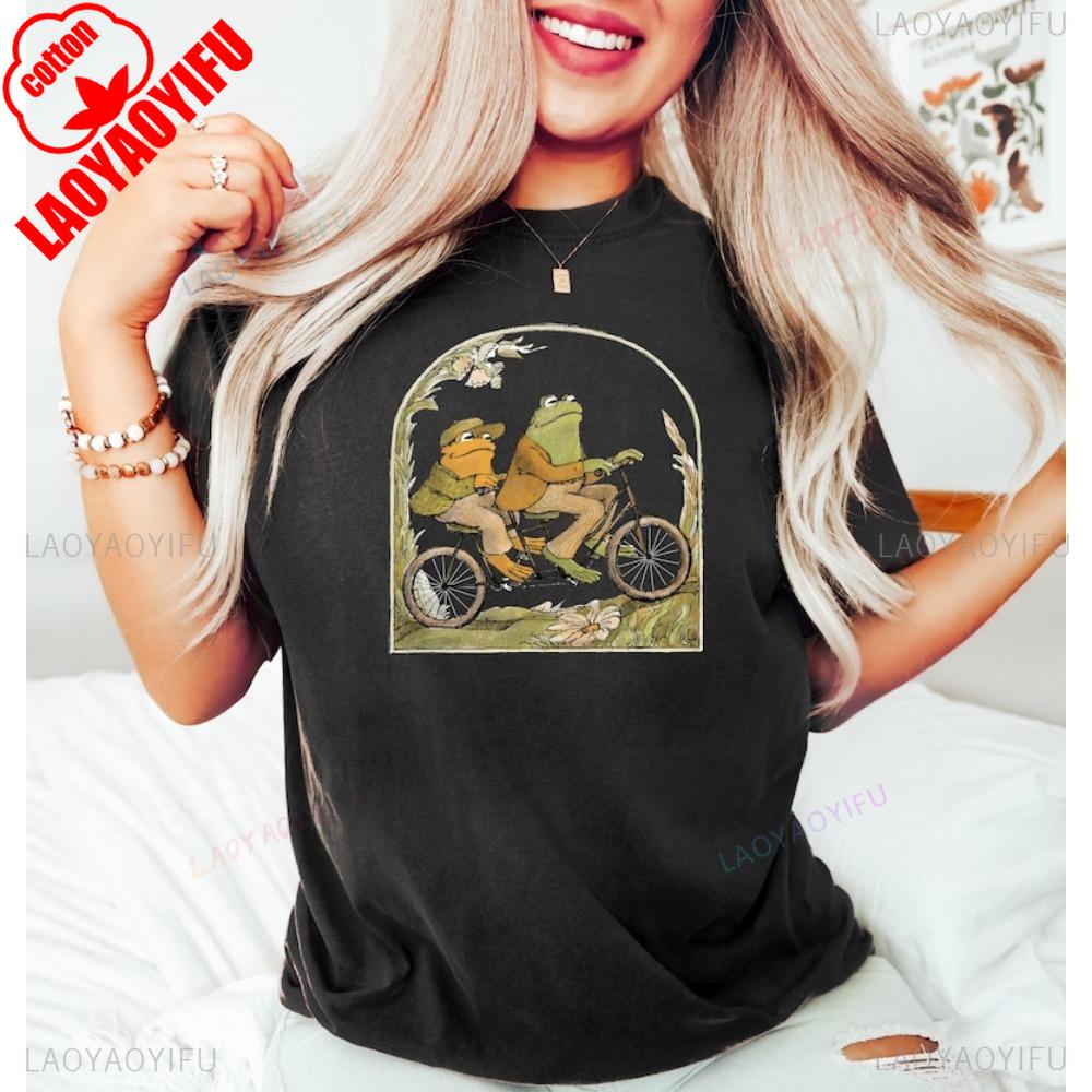Frosch und Kröte Sweatshirt Klassische Buch-Sweatshirts Cottagecore Ästhetik Shirt Streetwear Bequemes Persönlichkeits-Sweatshirt