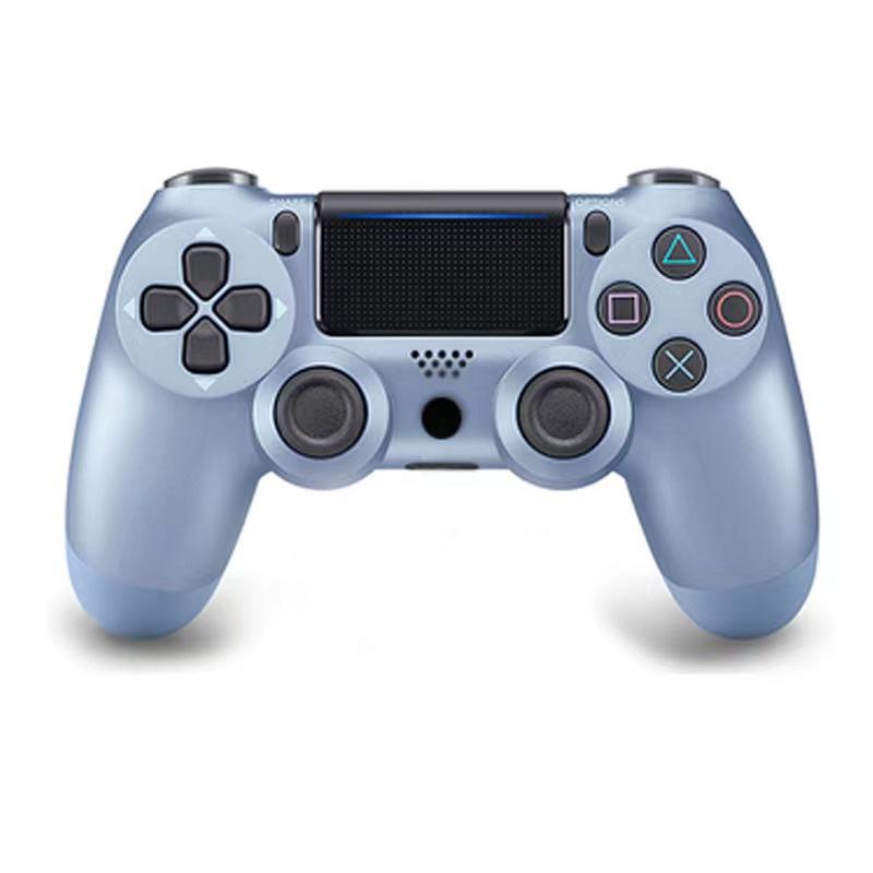 Wireless Controller for PS4, Bluetooth Gamepad with Dual Vibration, Ergonomic Design, Compatible with PC
