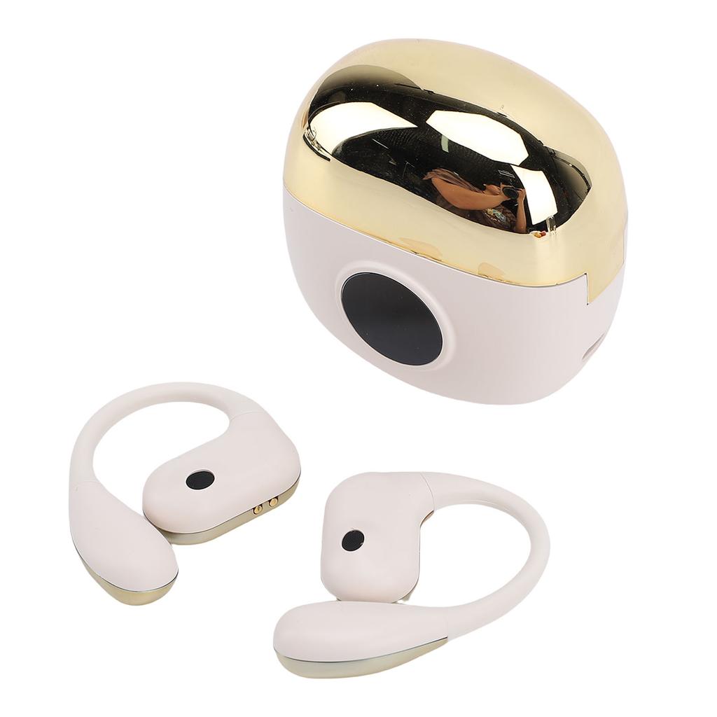 Wireless Earbuds Headphones with Flexible Earhook HiFi Sound ENC Noise Cancellation 60H for Cycling Running Workout