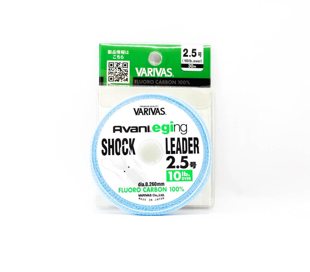 Varivas Filo Leader Shock Eging in fluorocarbonio 30m 2.5, 10lb (5309)