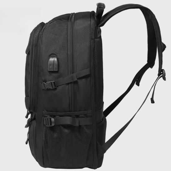 Travel Backpack USB Charging Port Large Capacity Multi Pockets Adjustable Shoulder Strap Waterproof College Backpack Bag Hiking Business Daypack AVE