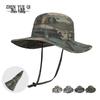 Unisex Washed Camouflage Fisherman Sun Hat