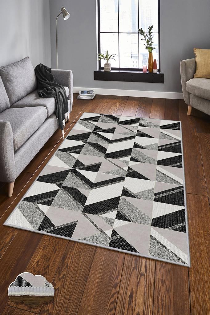 Covor de uz casnic modern, imprimat 3D, decorativ, design special, lavabil, antiderapant, rezistent la pete, moale, pentru dormitor, sufragerie