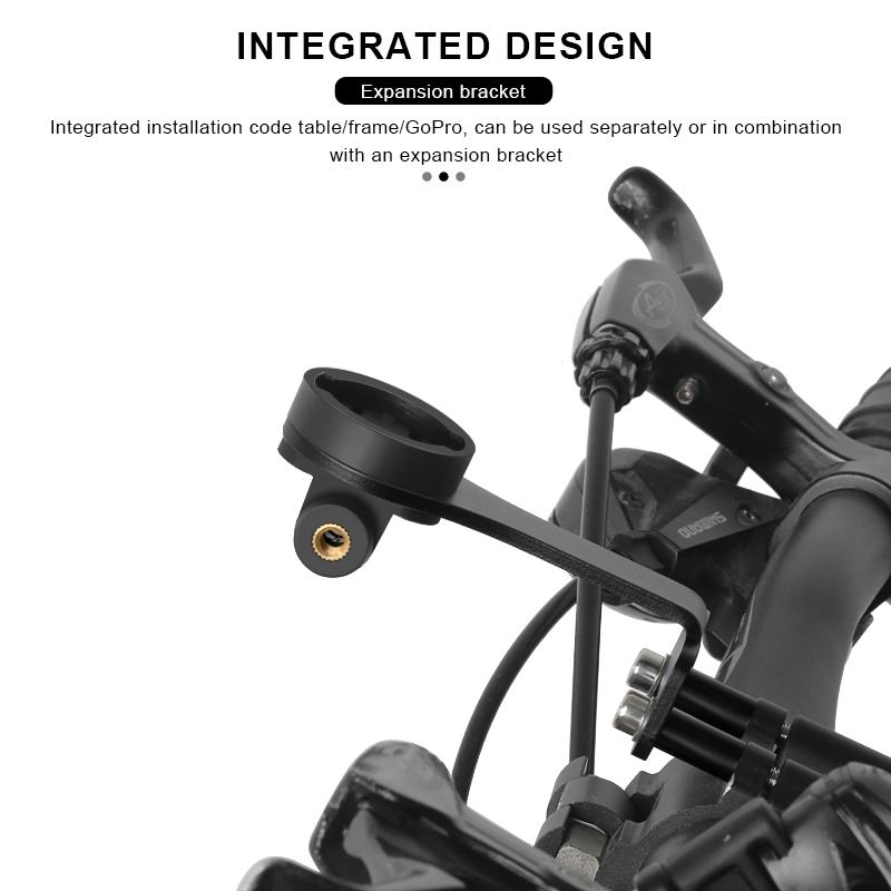 Suport pentru computer de bicicletă, ghidon pentru cameră, suport pentru cronometru și vitezometru pentru ciclism rutier, pentru Garmin Edge Bryton CatEye