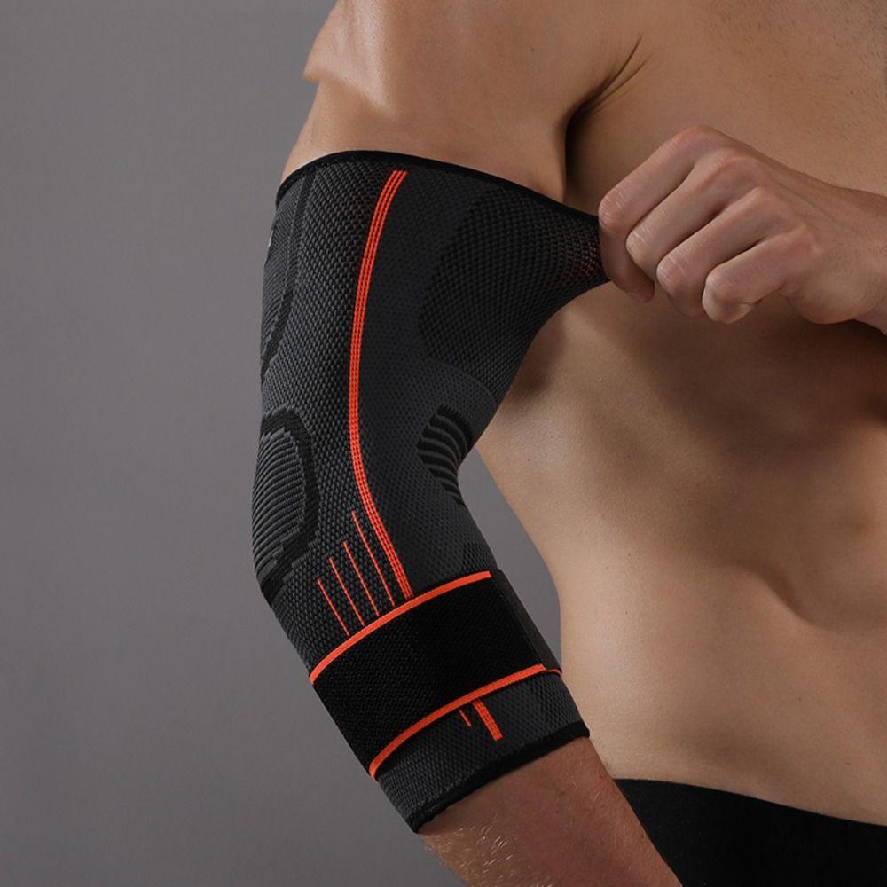 Arthritis Bursitis With Strap Protective Gear Elbow Lifting Sports Elbow Brace Compression Sleeve