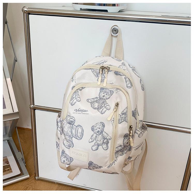 Schoolbag Backpack Girls Cute and Lightweight Campus Backpack High School Student High Value School Bag Daily Versatile Small Backpack