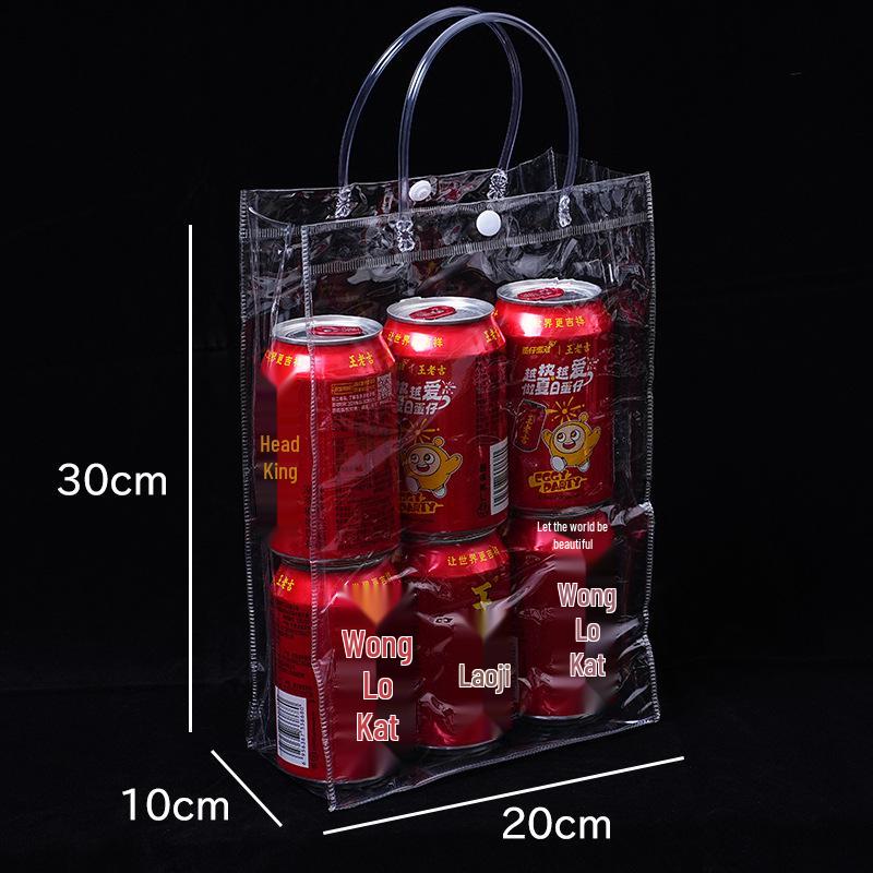 Transparent PVC Tote Bag - Customizable Gift Favor Bag