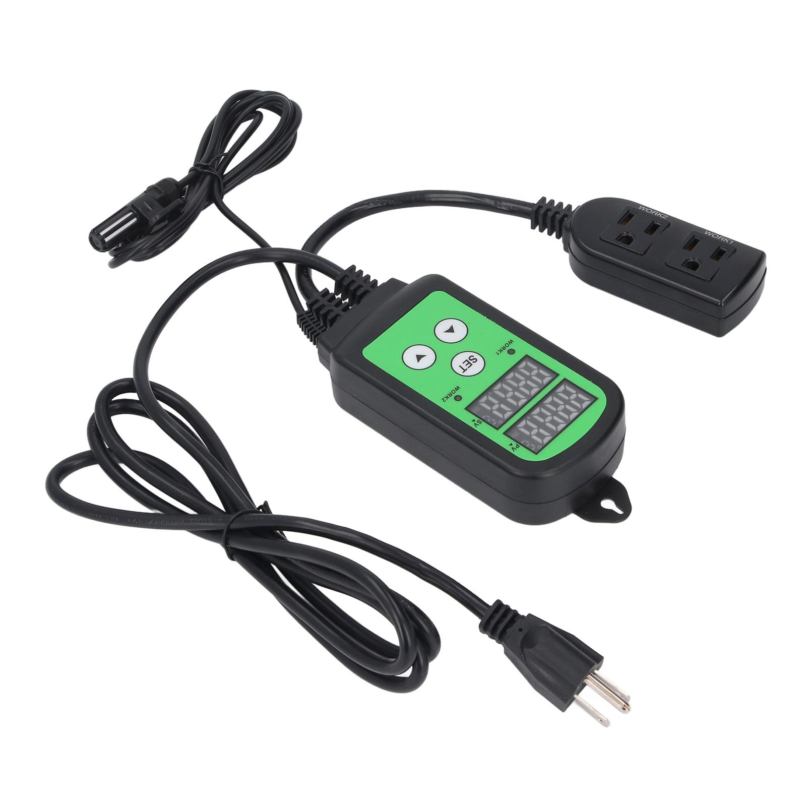 

Контроллер влажности 1500 Вт Предварительно подключенный цифровой регулятор влажности Двойной светодиодный дисплей Увлажнитель