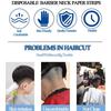Professional Neck Paper Black Salon Barber Hair Dresser Roll Cutting Dressing Hairdressing Collar Accessory Necks Covering