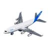 Simulation Aircraft Model Realistic Pull-back Passenger Airplane Toy Desktop Aircraft Figurine Ornament Kids Boys Collectible Gift