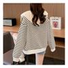 Navava Casual Striped Long Sleeve Hoodie Jacket Nc140