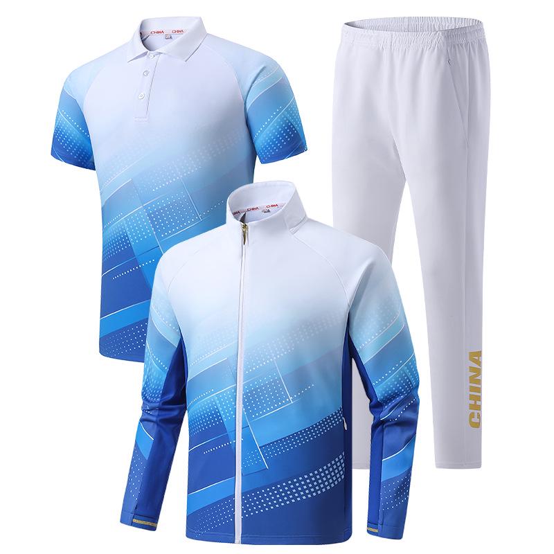 Chinese Team Sports Uniform Set for Student Training and Performances
