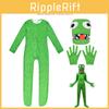 Green Friends Rainbow Cosplay Costume Kids Halloween Fancy Party Dress
