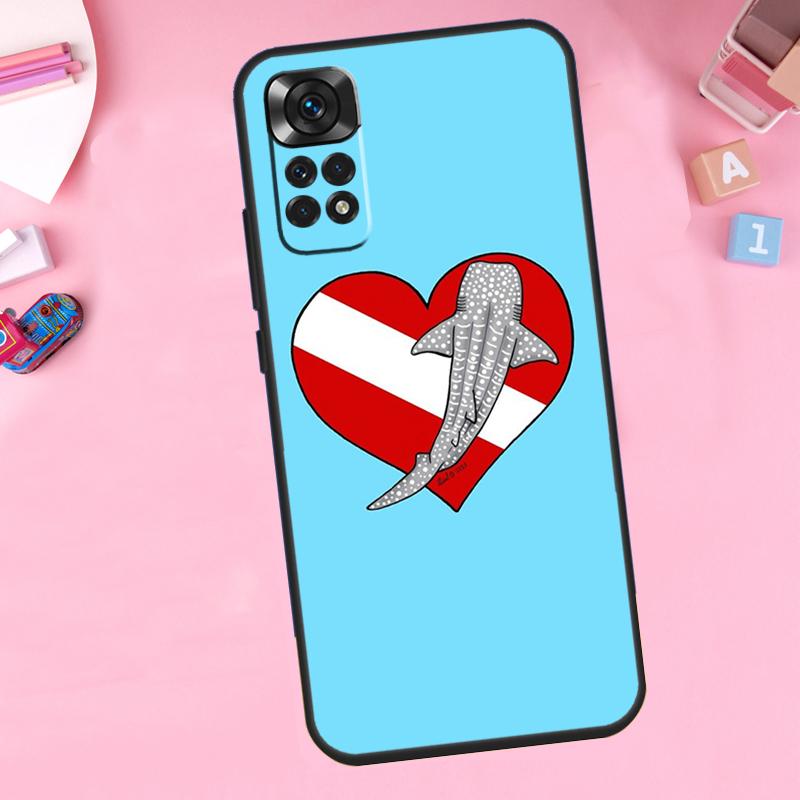 whale sharks Case For Xiaomi Redmi Note 12 11 10 9 8 Pro 12S 11S 10S 9S 8T 10A 10C 9A 9C 9T 12C Cover