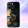 B-Brainrot Tralalero Phone Case For iPhone 16,15,14,13,12,11 Plus,Pro Max,XS,X,XR,SE,Mini,8,7,Soft Silicone Black Cover