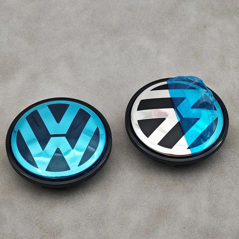 2026 Hot Emblems For VW Volkswagen Jetta MK5 Golf 4pcs/set 65mm Car Wheel Center Caps Rim Hub Caps For Volkswagen VW Golf 6 Pass ZG9