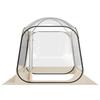 Pop up Sports Tent, 1.83x1.83 m Clear Bubble Tent for 2-4 Persons, Waterproof Outdoor Pod with Floor Mat & Top Cover, Garden Igloo Dome Tents Camping