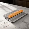 2PCS Nonstick Baguette Baking Pan Three Channel Bread Baking Tray  Commercial Bakery