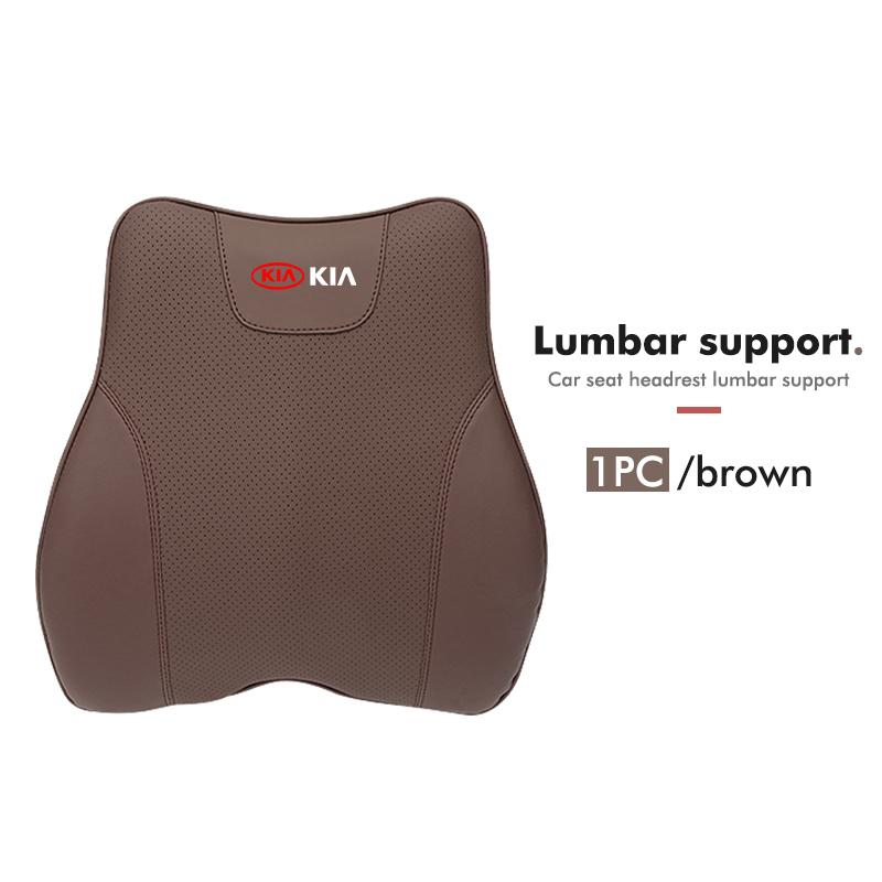 For KIA Car Neck Cushion Lumbar Support Pillow Waist Cushion Sorento Stinger Soul Spectra Niro Cadenza Sephia