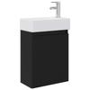 Bathroom Vanity Cabinet with Faucet Black
