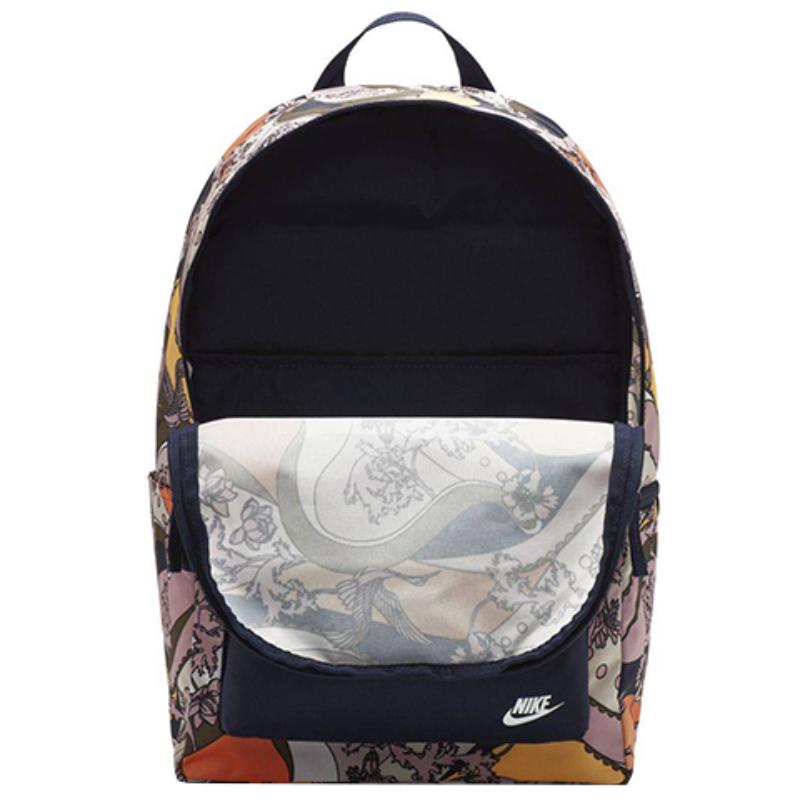 Nike Heritage Polyester Backpack Regular Unisex Multicolor Casual CK5731-451