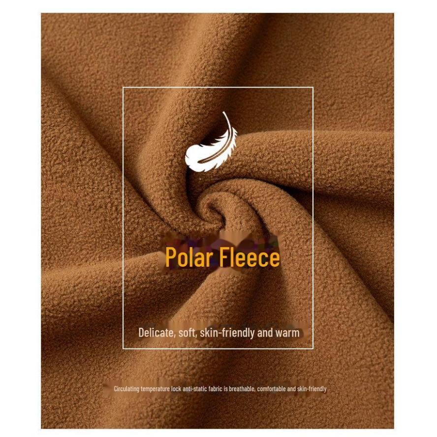 Herren Schwere Fleece Kapuzenjacke - Dicke Warme Lässige Lammfell-Fleece Strickjacke für Herbst und Winter
