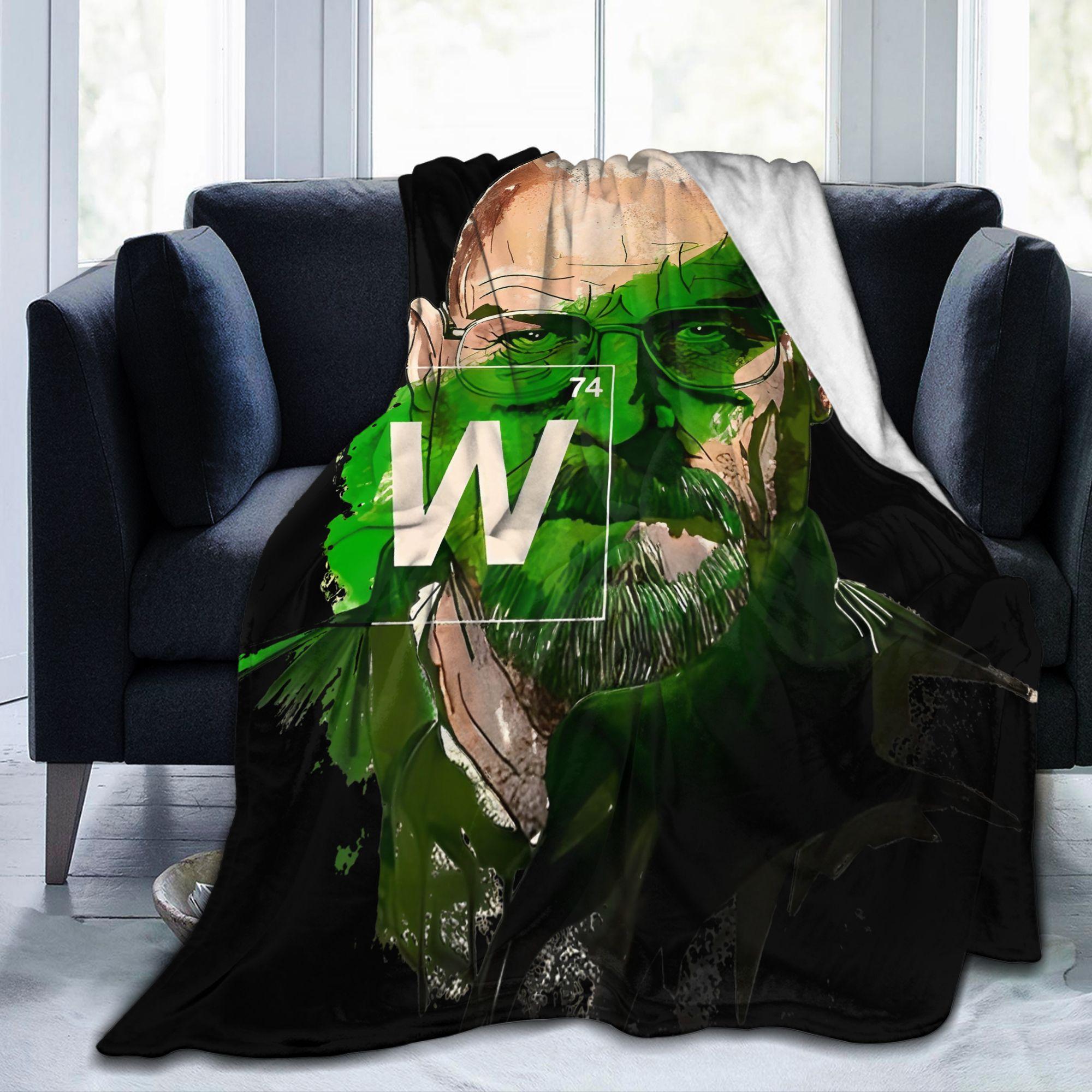 Breaking Bad Walter White Blanket Heisenberg Wool Funny Warm Throw Blankets for Bedding Lounge Spring/Autumn 75X95CM