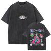 Japanischer Anime The Apothecary Diaries Maomao Gewaschenes Vintage T-Shirt Herren Damen Lässig Y2k Ästhetisches T-Shirt Kawaii Lustige T-Shirts
