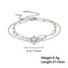 Lucktune Witchcraft Witch Knot Pendant Anklets for Women Stainless Steel Silver Color Anklet Summer Accessories Beach Jewelry