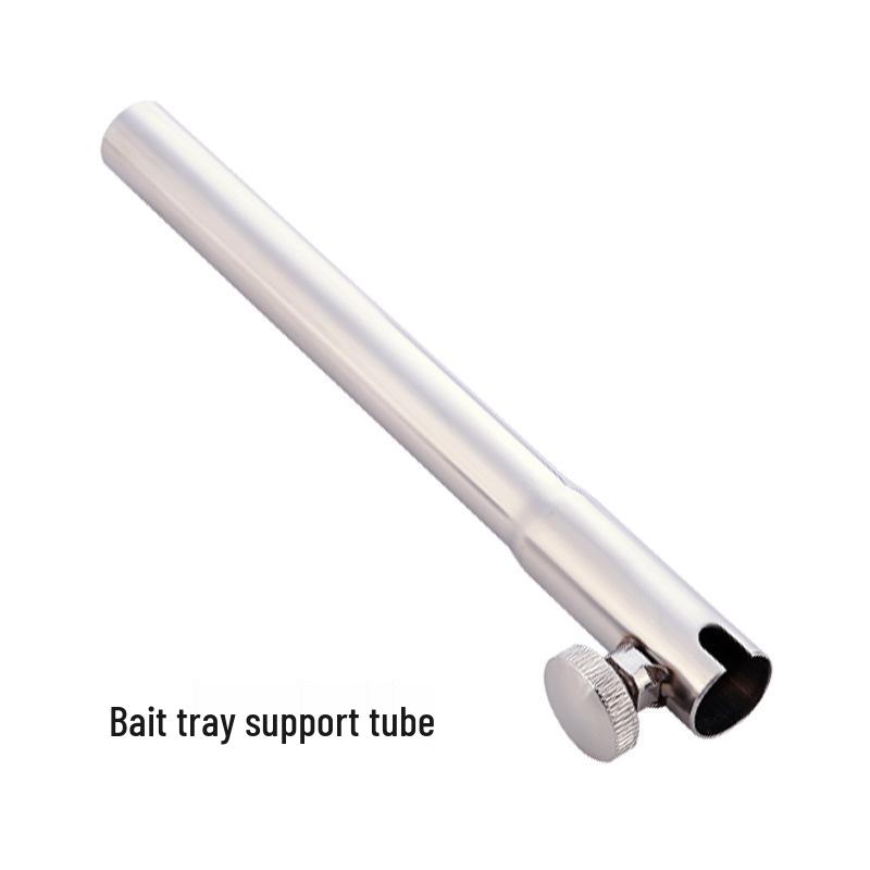 Прочные аксессуары для рыболовного ящика из нержавеющей стали: Держатель для удочек, Лоток для наживки, Садок и Держатели для зонта (Набор из 3 предметов).