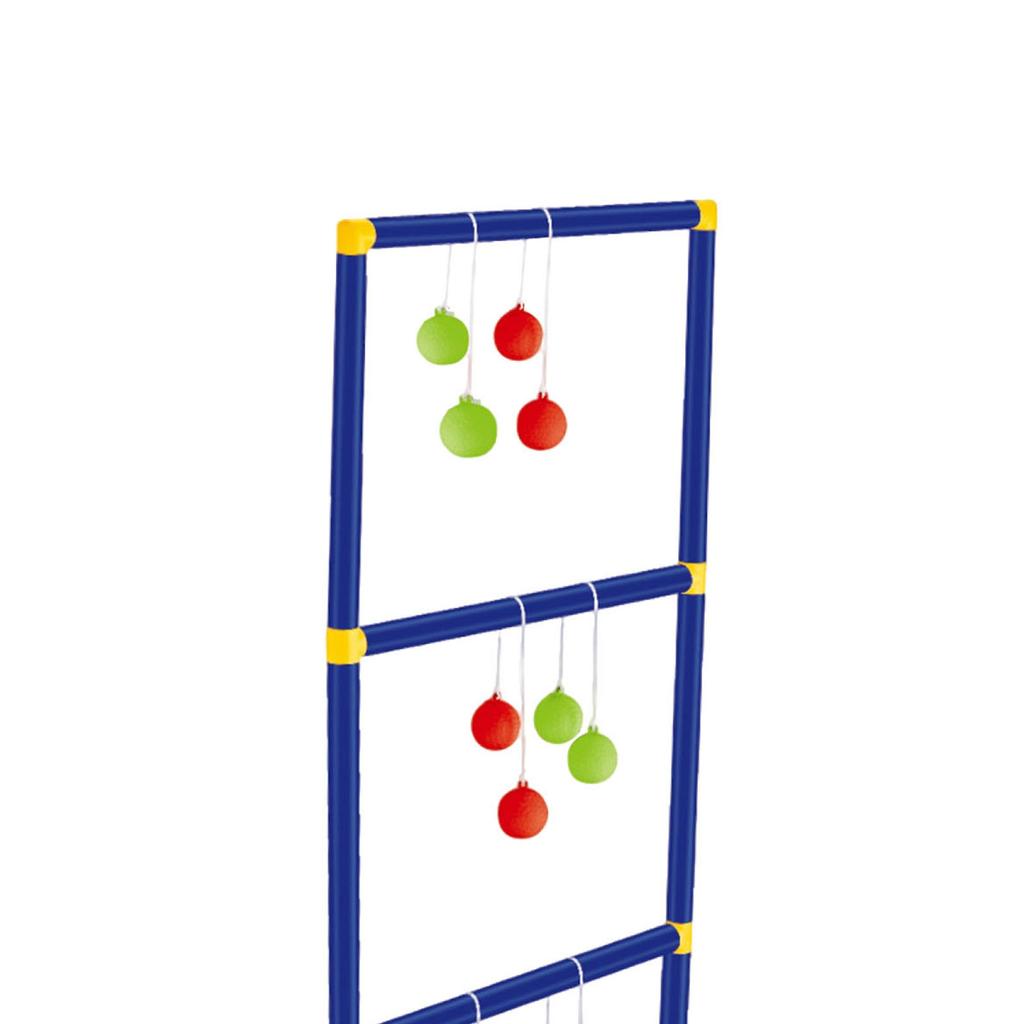 Sada hry Ladder Ball Toss pro trávník, dvorek, rodinnou interaktivní hru, dětský stojan na ladder golf, přenosná vnitřní/venkovní sportovní hra