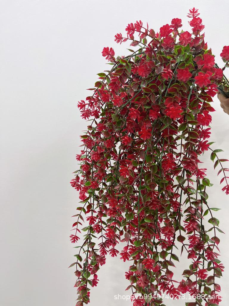 Simulated Eucalyptus Camellia Hanging Simulated Flower Vine Hanging Orchid Plastic Artificial Fake Flower Outdoor Flower