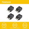 8T2T14B192AA 8T2T-14B192-AA 4 Pcs 4 Pin Multi Purpose Relay Compatible With Ford Compatible With F-150 Compatible With F-250 F-350 F-450 F-550 F150