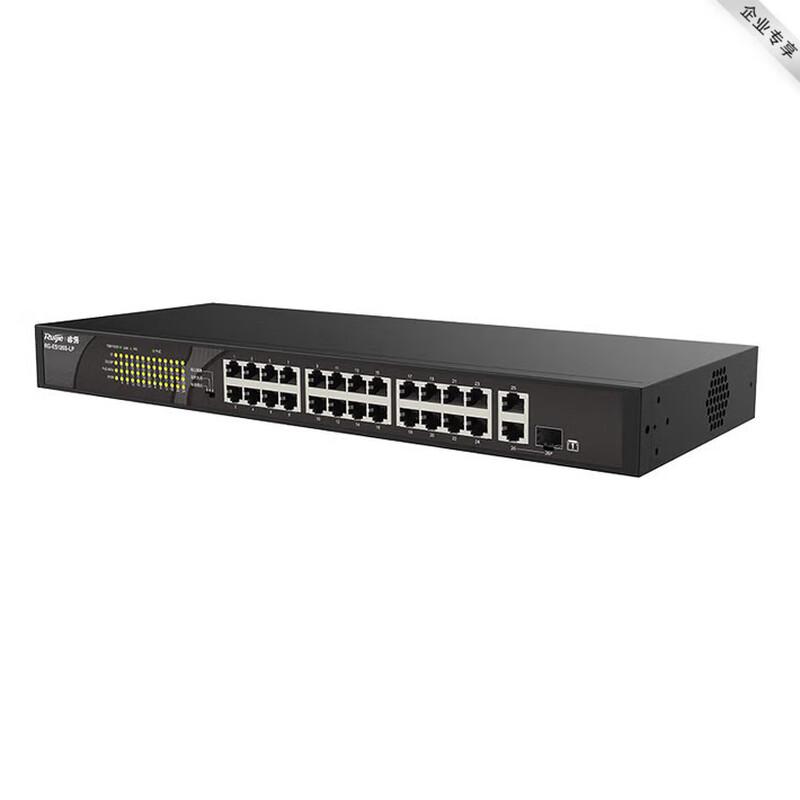 Ruijie RG-ES126S-LP V2 24-Port Fast Ethernet Unmanaged PoE Switch