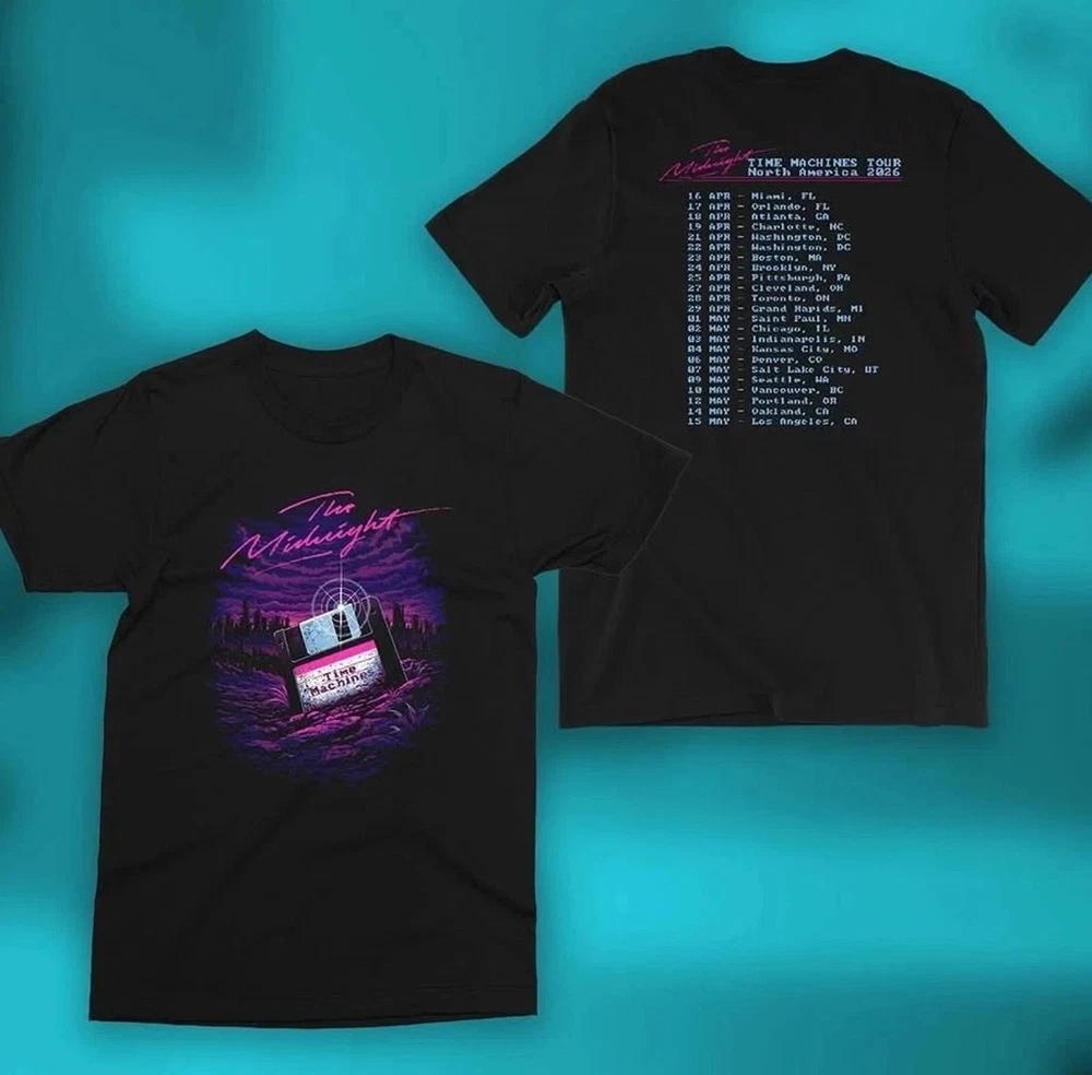 THE MIDNIGHT TShirt Time Machines North America Tour 2026 T shirt S