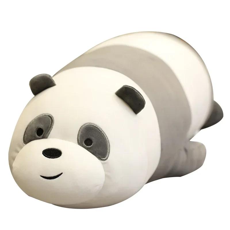 Very Soft We Bare Bears Plushes Stuffed Animal Panda Ice Bear Brown Bear Plush Toy Comfortable Sofa Bed Pillow Gifts Kids Girl