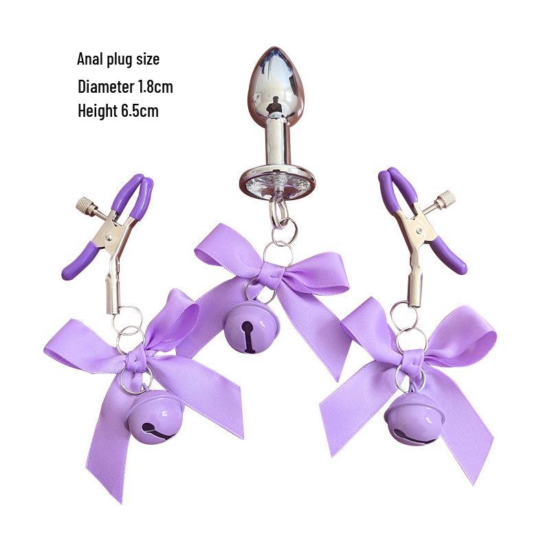 Damen Brustwarzen- und Schamlippenklemmen - SM-Glocken Erwachsenenspielzeug für Paare