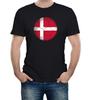 Mens Denmark Football Supporter T-Shirt World Cup Euros Copa America Country