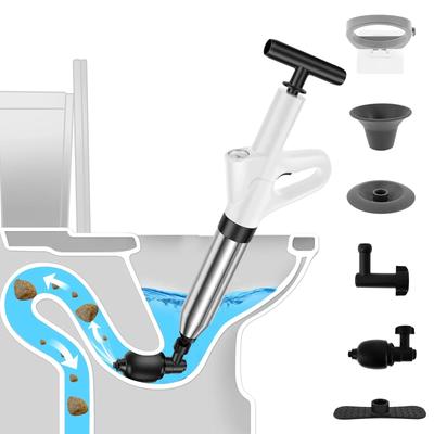 Toilet Plunger High Pressure Drain Plunger Efficient Toilet Unclogger Sink Plunger Toilet Drain Clog Remover Air Drain Blaster