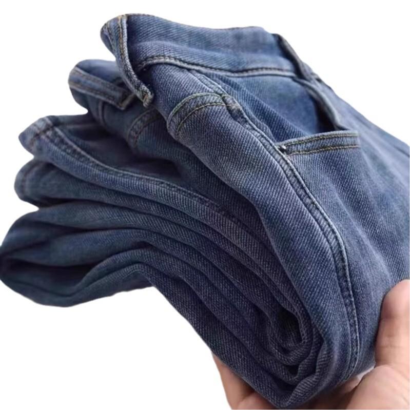 Women's Soft Fleece-Lined Denim Jeans – Comfortable, Flattering, Versatile Dad Pants for Autumn/Winter 2025