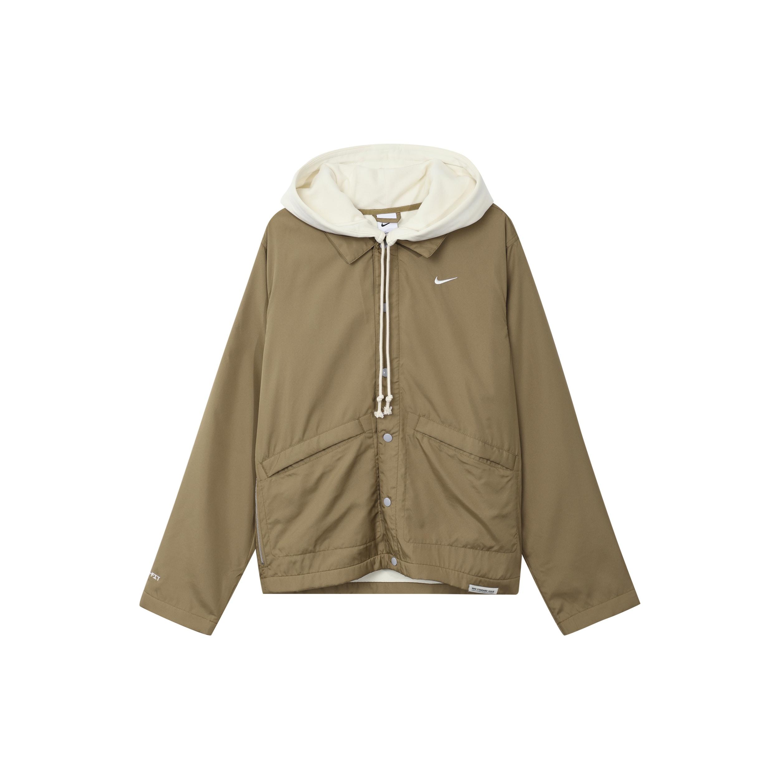 Nike Standard Issue Therma-FIT Jacket Beige Men s FB1833-258 L